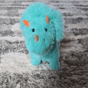Kid Connection Walking/Roaring Teal Triceratops